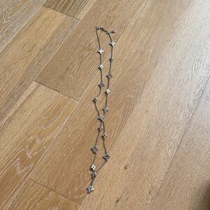 Lia Sophia Silver Necklace with Star Charms